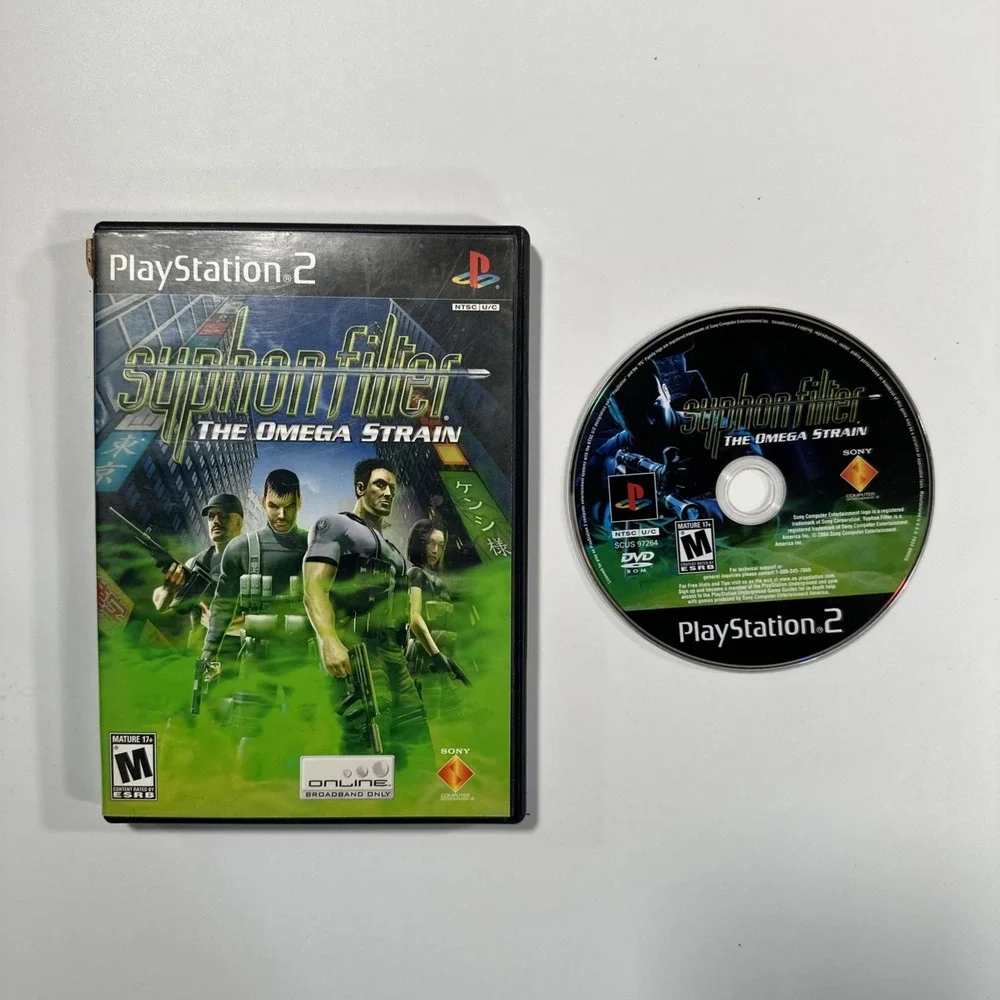 Syphon Filter: The Omega Strain Sony PlayStation 2 PS2 Game Tested Working